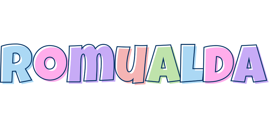 Romualda pastel logo