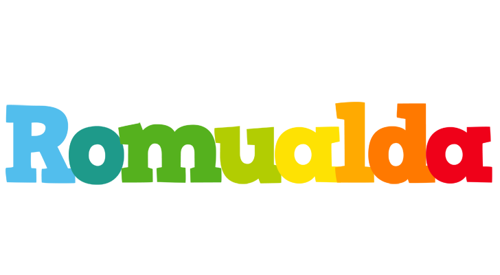 Romualda rainbows logo