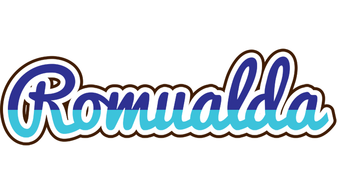 Romualda raining logo