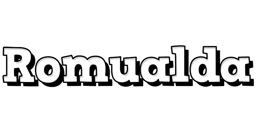 Romualda snowing logo