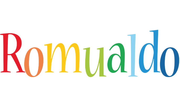 Romualdo birthday logo