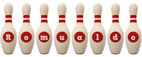 Romualdo bowling-pin logo
