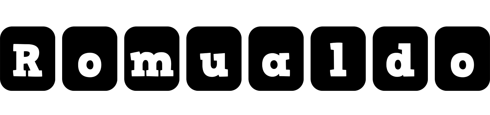 Romualdo box logo