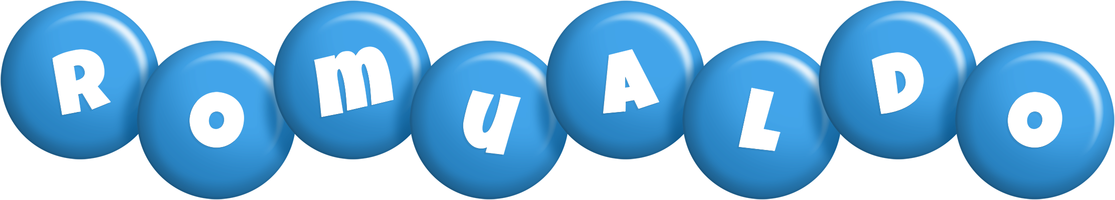 Romualdo candy-blue logo