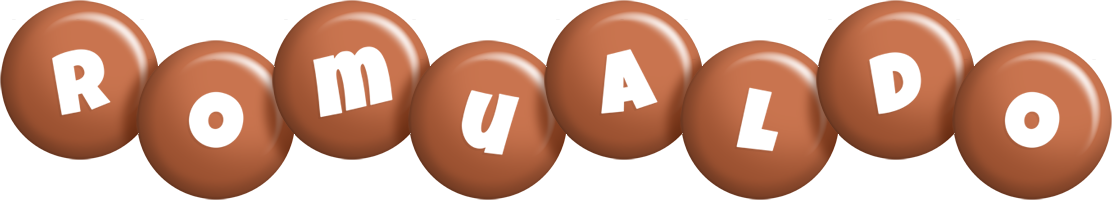 Romualdo candy-brown logo