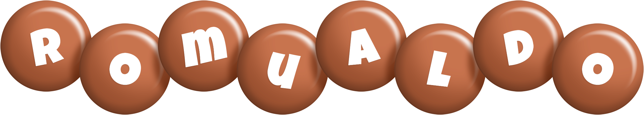 Romualdo candy-brown logo