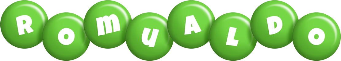 Romualdo candy-green logo