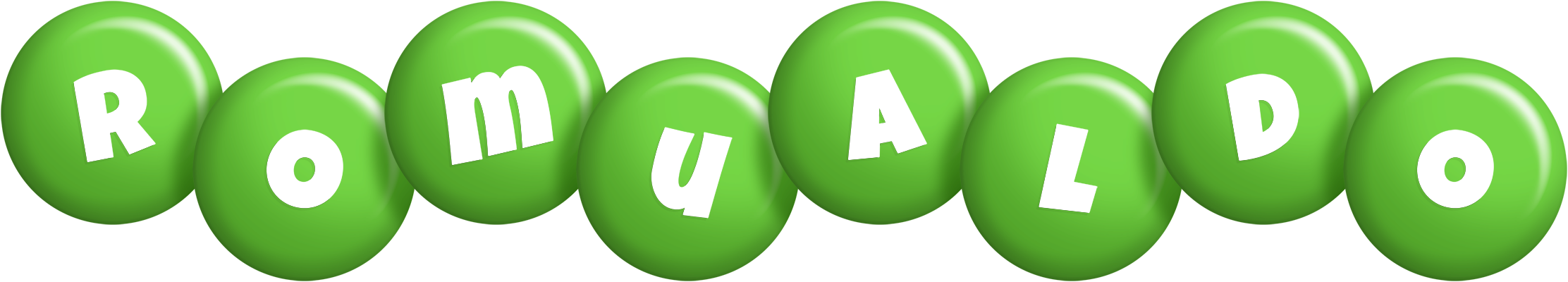 Romualdo candy-green logo