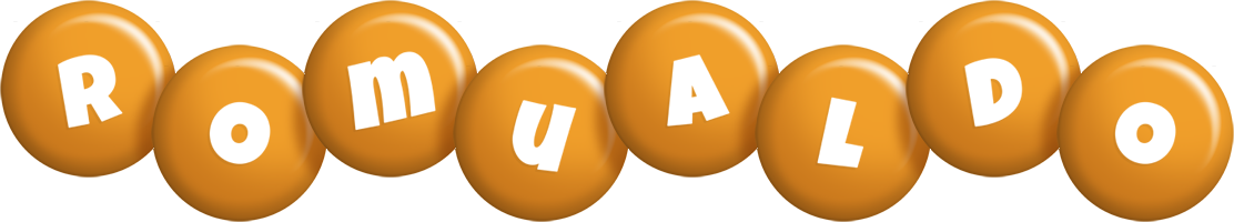 Romualdo candy-orange logo