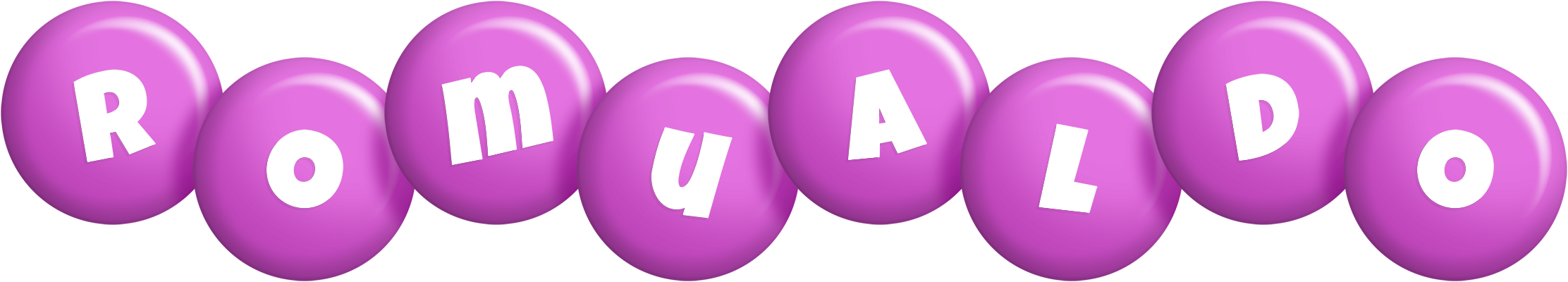 Romualdo candy-purple logo