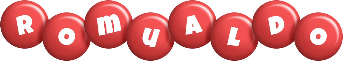 Romualdo candy-red logo