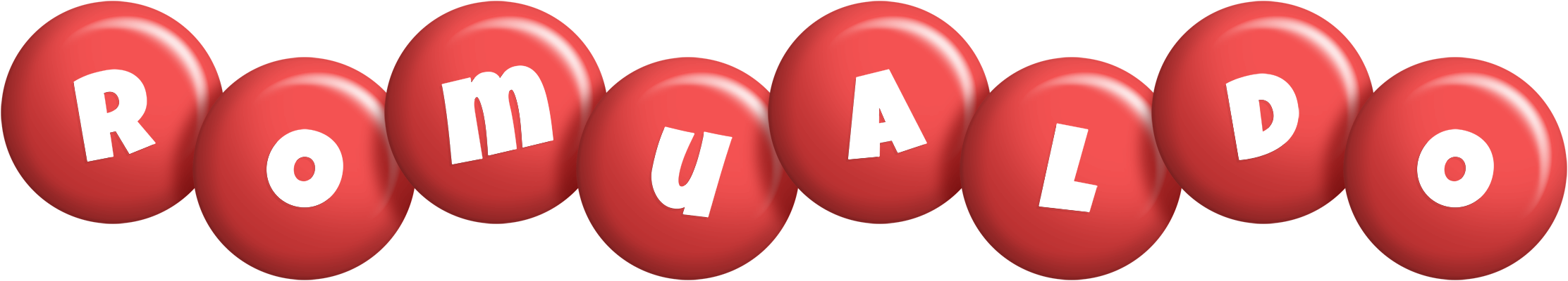 Romualdo candy-red logo