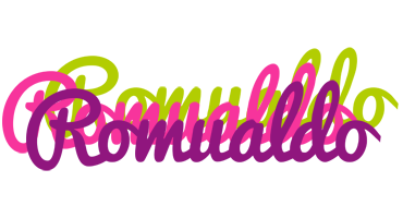 Romualdo flowers logo