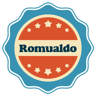 Romualdo labels logo