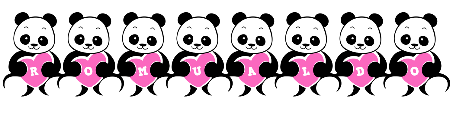 Romualdo love-panda logo