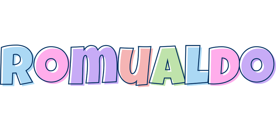 Romualdo pastel logo
