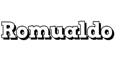 Romualdo snowing logo