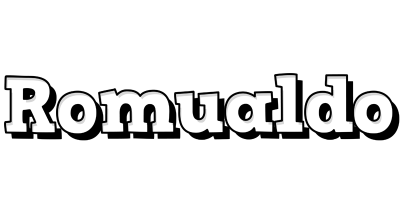 Romualdo snowing logo