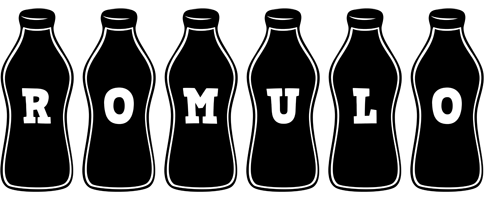 Romulo bottle logo