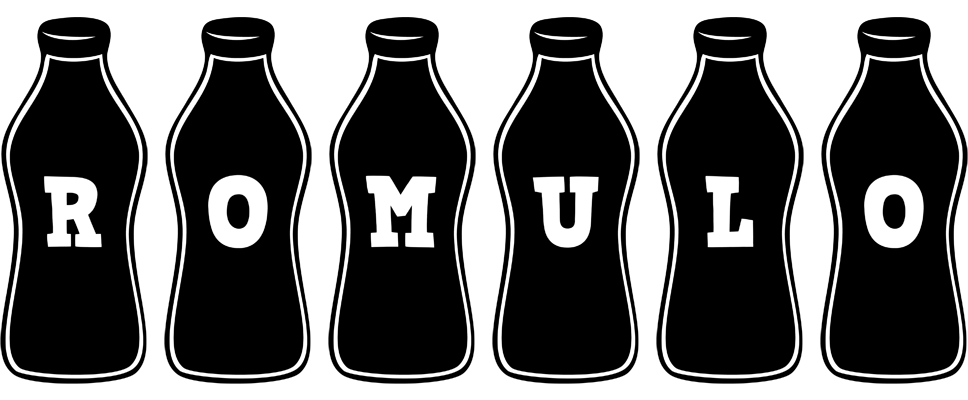 Romulo bottle logo