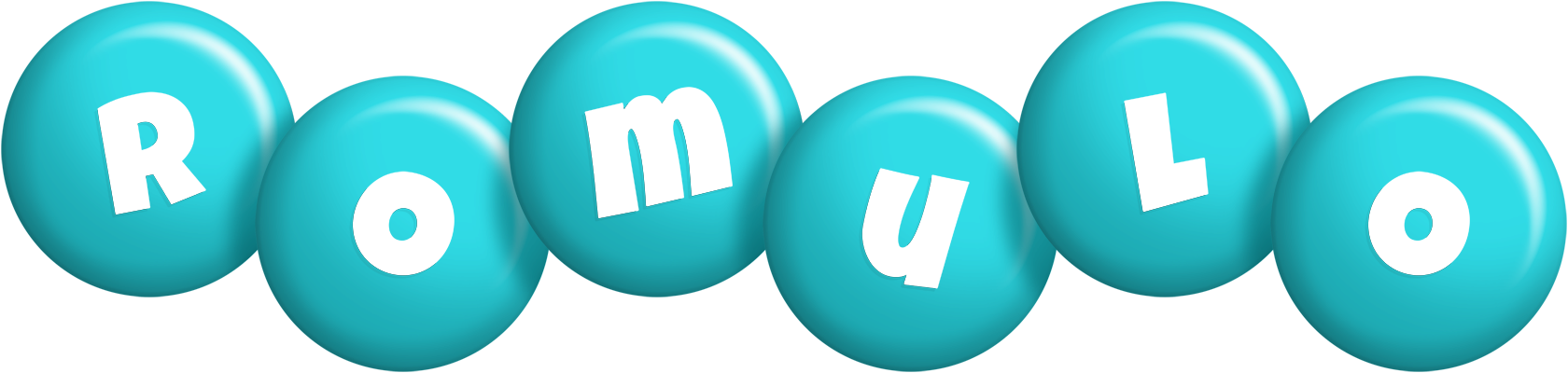 Romulo candy-azur logo
