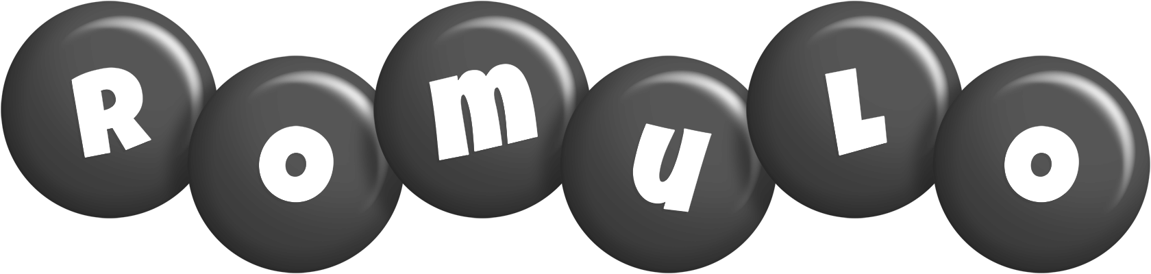 Romulo candy-black logo