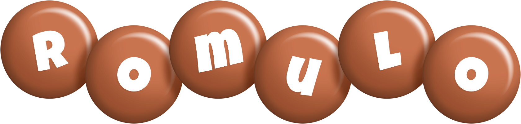 Romulo candy-brown logo