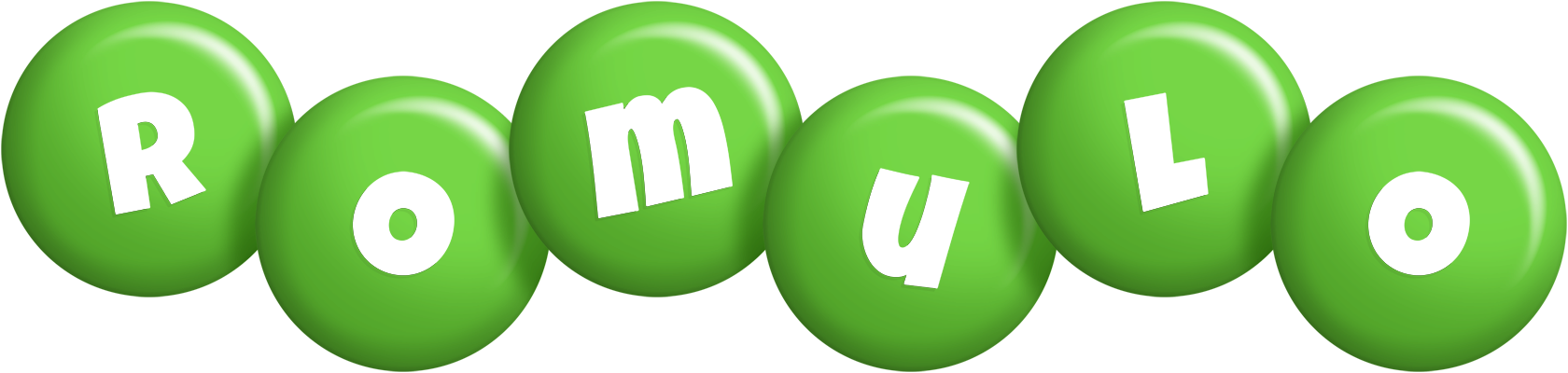 Romulo candy-green logo