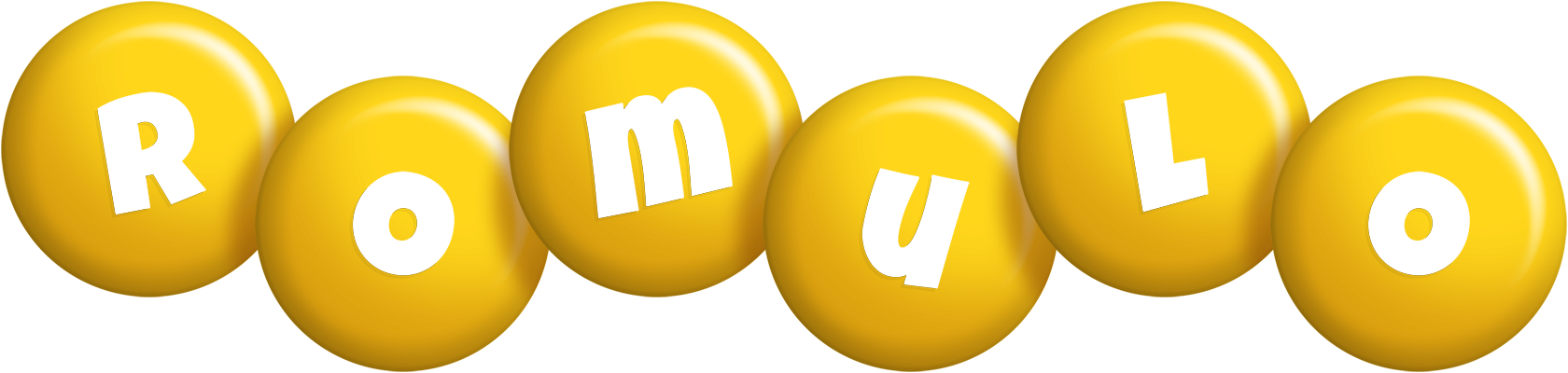 Romulo candy-yellow logo