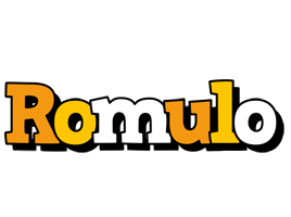 Romulo cartoon logo