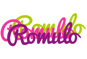 Romulo flowers logo