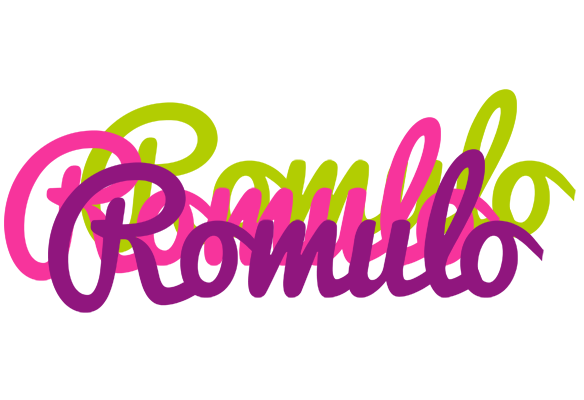 Romulo flowers logo