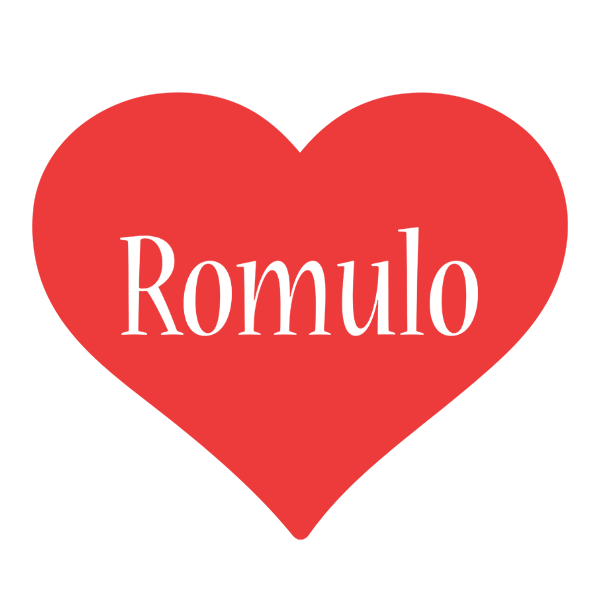 Romulo love logo