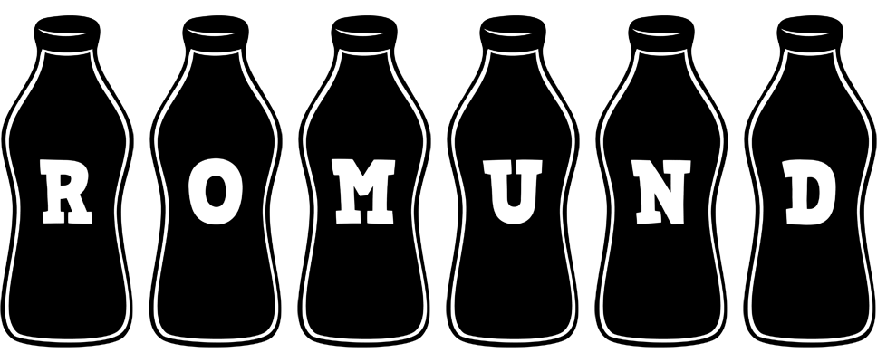 Romund bottle logo