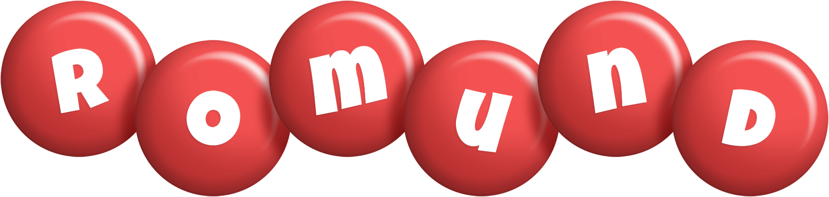 Romund candy-red logo