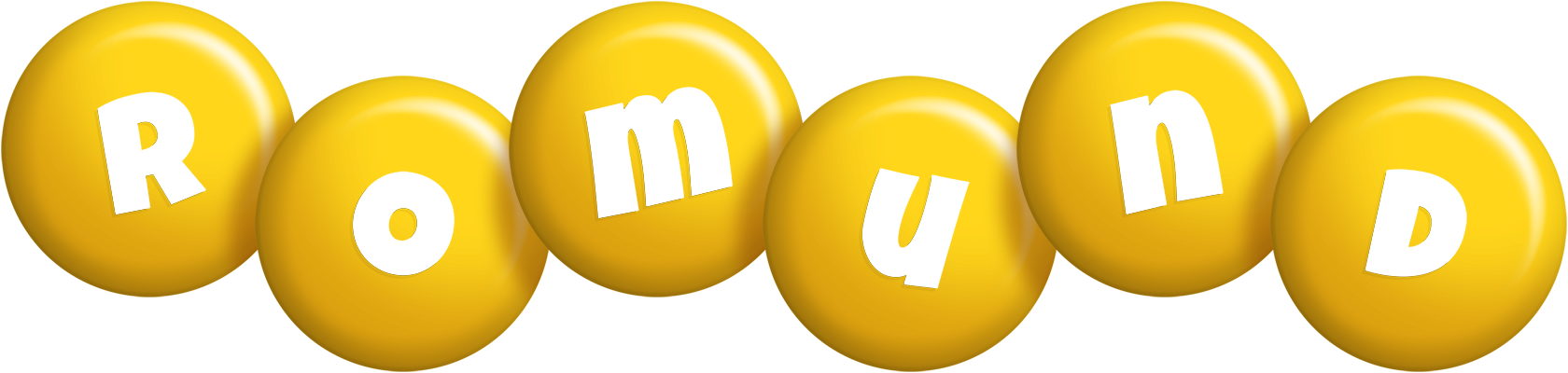Romund candy-yellow logo