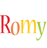 Romy birthday logo