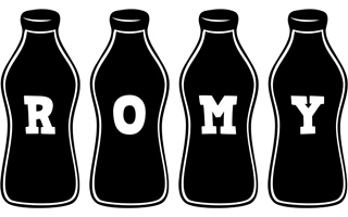Romy bottle logo