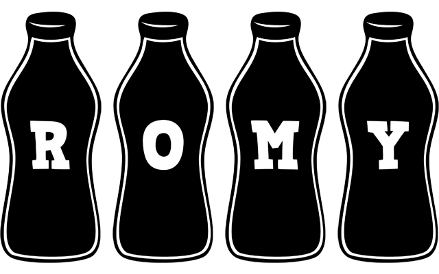 Romy bottle logo
