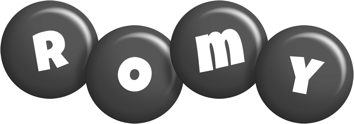 Romy candy-black logo