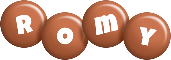 Romy candy-brown logo