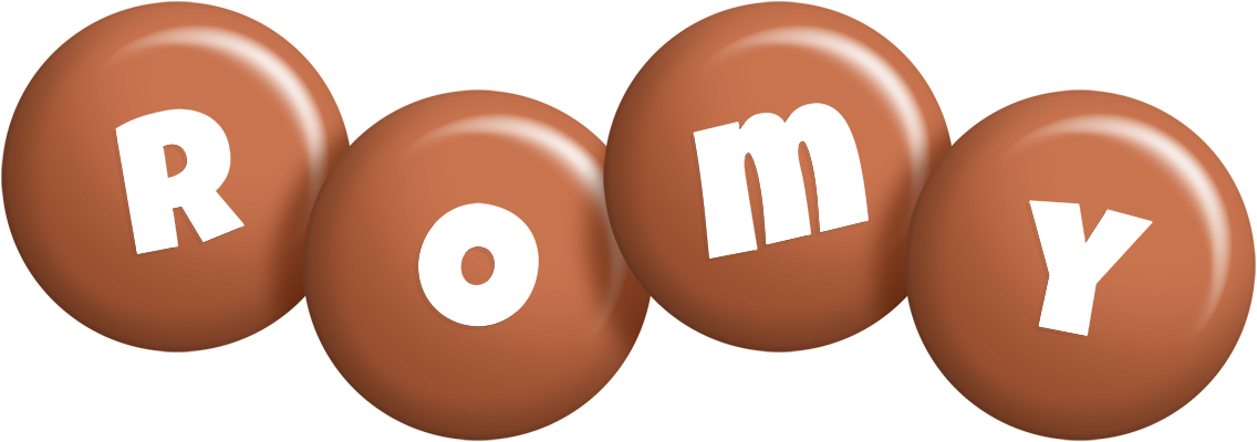 Romy candy-brown logo