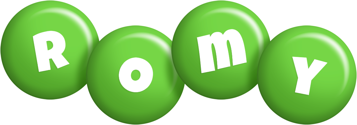Romy candy-green logo