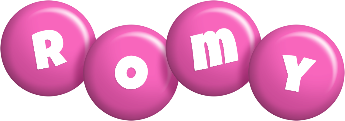 Romy candy-pink logo