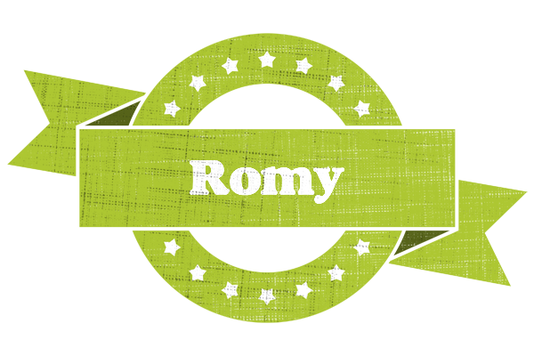 Romy change logo
