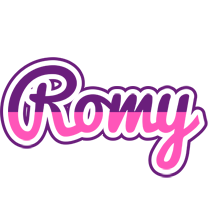 Romy cheerful logo