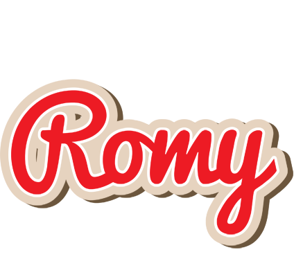 Romy chocolate logo
