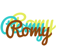 Romy cupcake logo