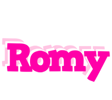 Romy dancing logo