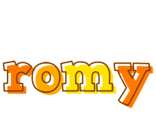 Romy desert logo